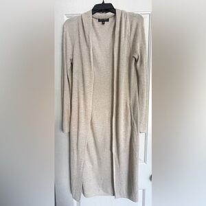 Banana Republic Beige Linen-blend Long Cardigan, Size S